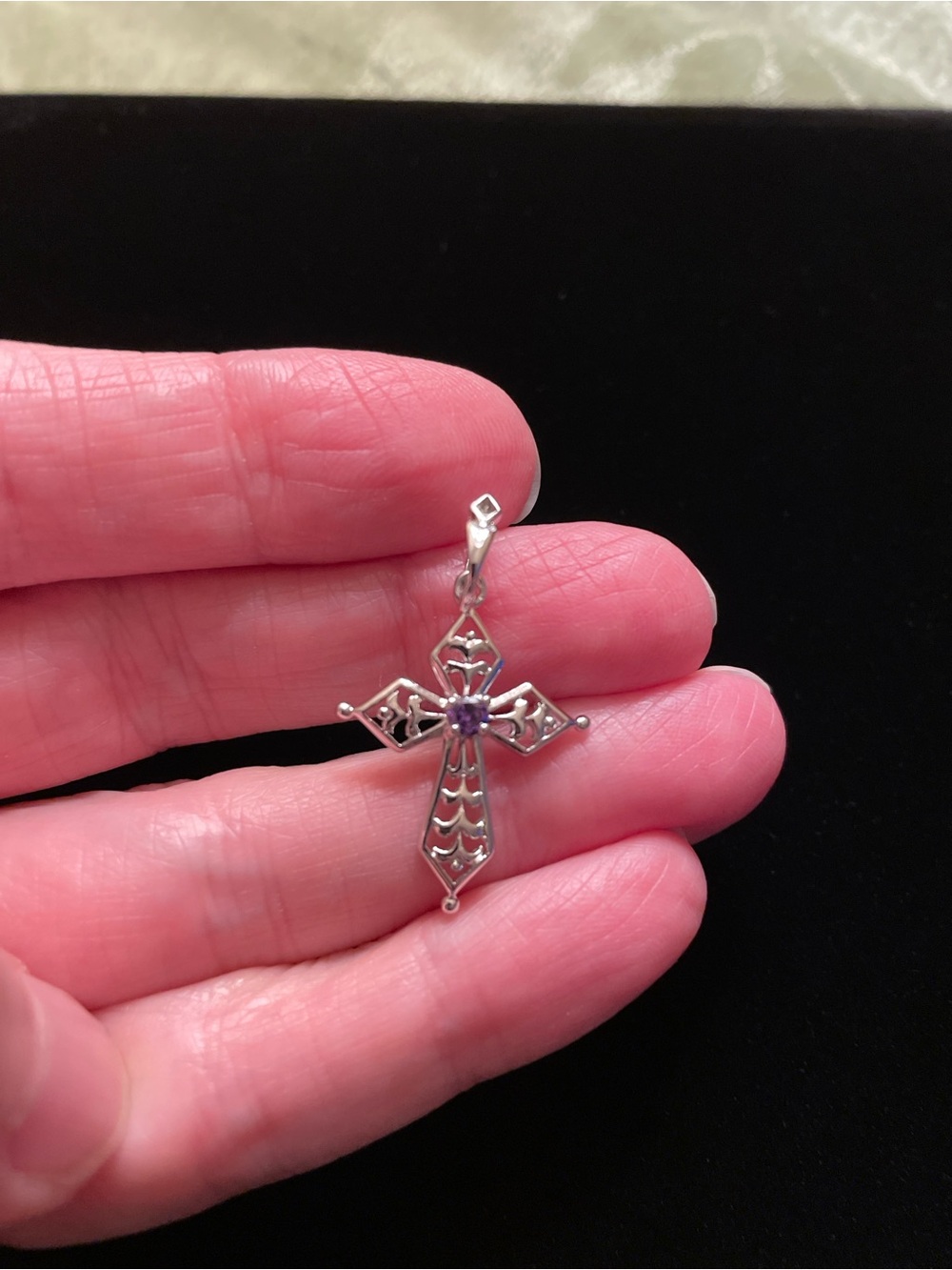 NWOT 925 Sterling Silver Cross.